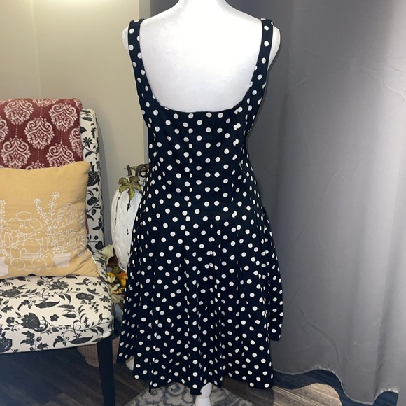 RALPH LAUREN Black Polka Dot Dress - Picture 5 of 7